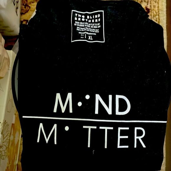 MIND OVER MATTER TEE SHIRT BY TWO BLIND BROTHERS,XL, NWOT - Picture 1 of 6